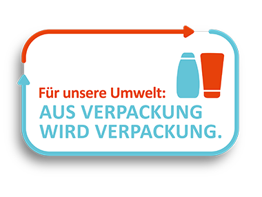 Logo aus Verpackung wird Verpackung