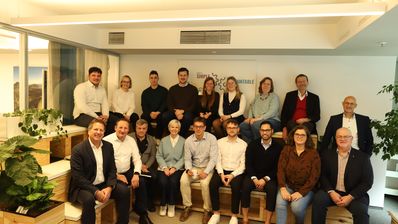 Gruppenbild der Teilnehmer:innen der Initiative PS Recycling